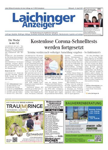 Laichinger Anzeiger 14.04.2021