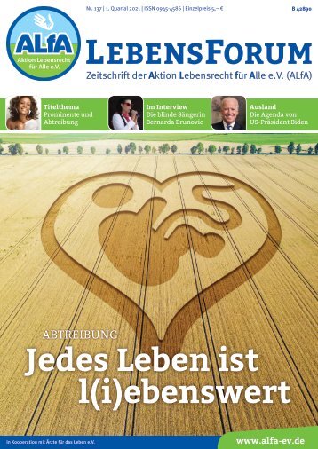 ALfA e. V. Magazin-Lebensforum/137/2021