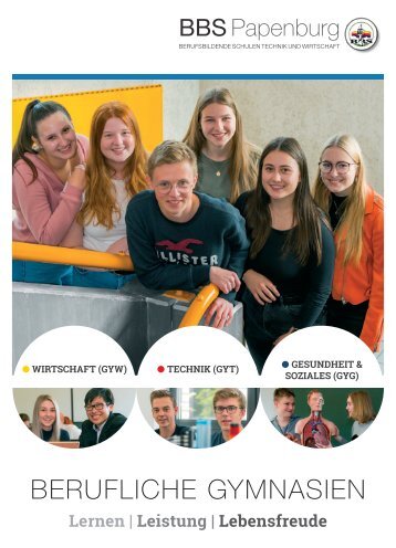 BBS Papenburg BERUFSBILDENDE SCHULEN TECHNIK UND WIRTSCHAFT 2021
