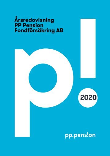 PP Pension Fondförsäkring AB Årsredovisning 2020