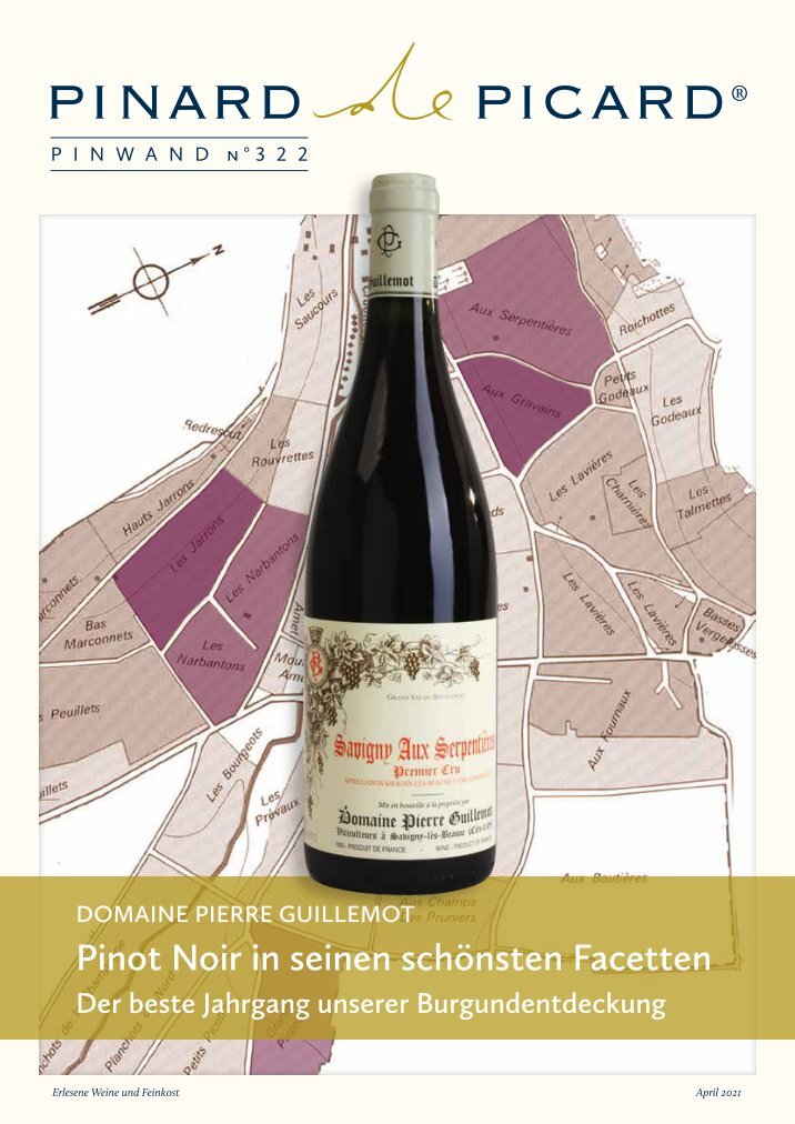 Pinard de Picard Magazine Erlesene Weine und Feinkost