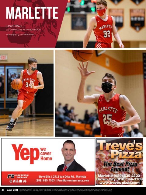 April 2021 Issue of Varsity Monthly Thumb Magazine