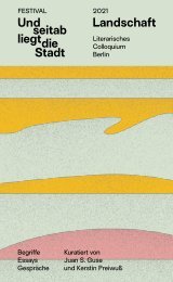 Booklet Festival Landschaft
