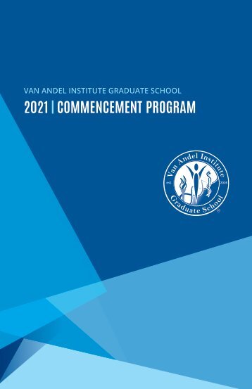 2021 Graduate School Commencement Program 