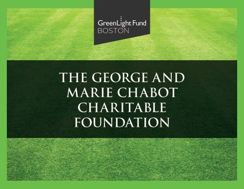 GreenLight Fund BOSTON 2020 Golf Tournament Program