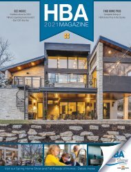 HBA Magazine 2021 - Home Show Edition