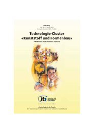 Technologie-Cluster «Kunststoff und Formenbau» - ITS Industrie ...