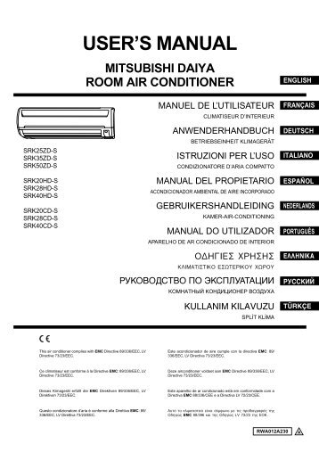 USER'S MANUAL - Mitsubishi Heavy Industries Ltd.