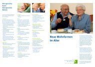 Neue Wohnformen im Alter - 5 Sterne Region