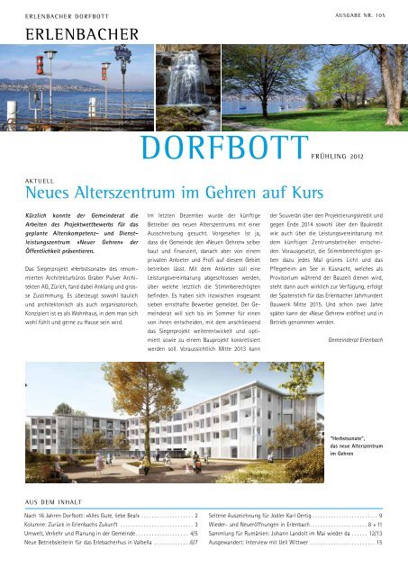 Dorfbott Frühling 2012 (PDF, 835kB) - Gemeinde Erlenbach