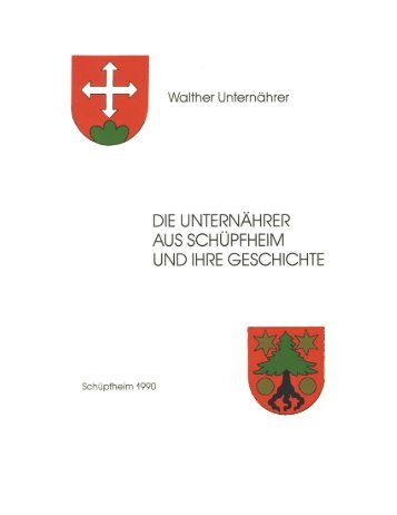 Die Unternährer aus Schüpfheim und ihre Geschichte - Home