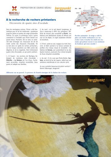 Proposition de Course 05.2021 – À la recherche de rochers printaniers