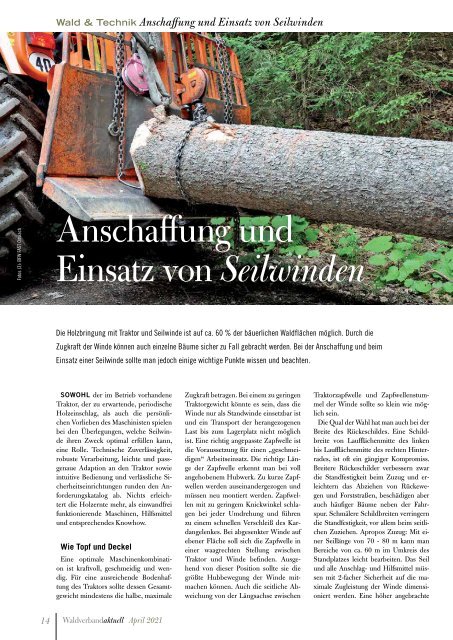 Waldverband Aktuell - Ausgabe2021-02