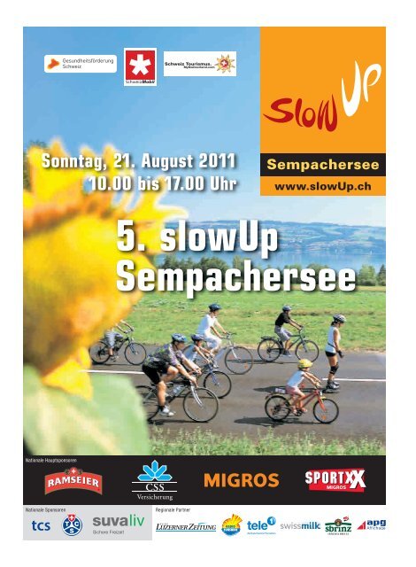 5. slowUp Sempachersee