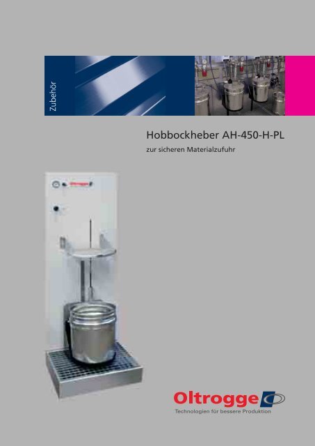 Hobbockheber AH-450-H-PL - Oltrogge & Co.