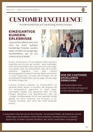 Customer Excellence by Luxurystaff