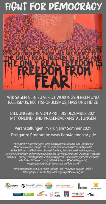 Fight for Democracy! Veranstaltungsprogramm 2021/1