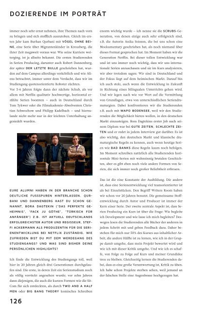 Filmakademie Baden-Württemberg Campus Magazin 20/21