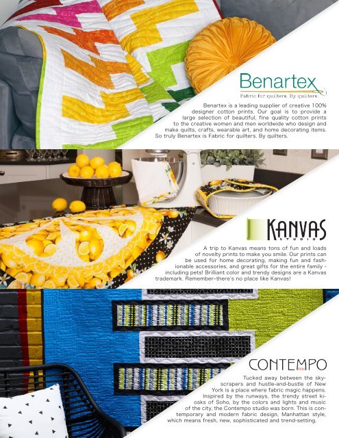 2021 Benartex Basics Catalog