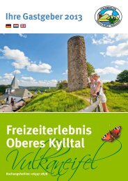 Freizeiterlebnis Oberes Kylltal - Stadtkyll