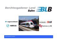 120 Jahre Bahngeschichte im Berchtesgadener Land - Regionale ...