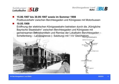 120 Jahre Bahngeschichte im Berchtesgadener Land - Regionale ...