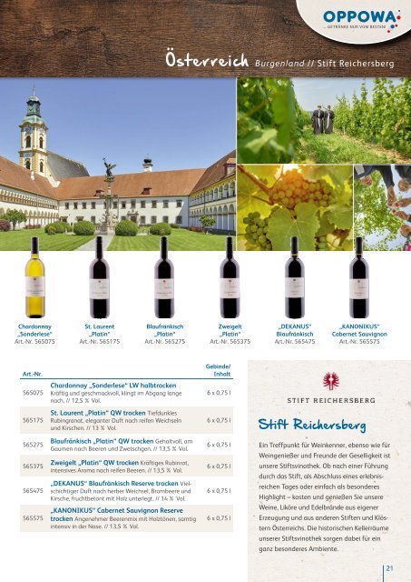 Getränke Oppowa - Weinkatalog