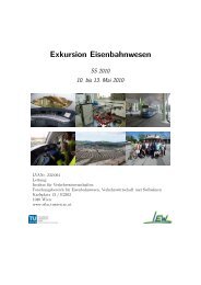 SS2010 - Institut für Eisenbahnwesen, Verkehrswirtschaft und ...