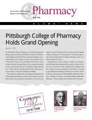 1632 Pharmacy News/lo (6.5) - University of Pittsburgh School of ...