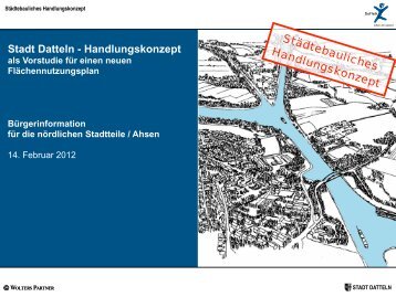 STADT DATTELN Städtebauliches Handlungskonzept Freiraumteil