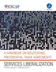 A Handbok on Negotiating Prefrential Trade Agreements: Services Liberalization