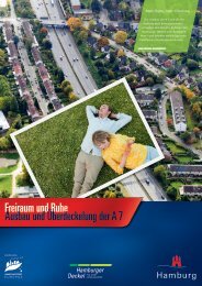 Freiraum und Ruhe Ausbau und Überdeckelung der A 7