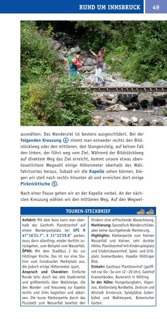 Leseprobe_Naturzeit mit Kindern rund um Innsbruck