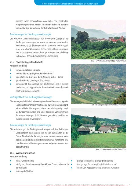 Siedlungserweiterungen in der Wachau - Raumordnung und ...