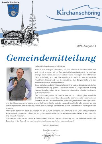Gemeindezeitung Kirchanschöring 2021-2