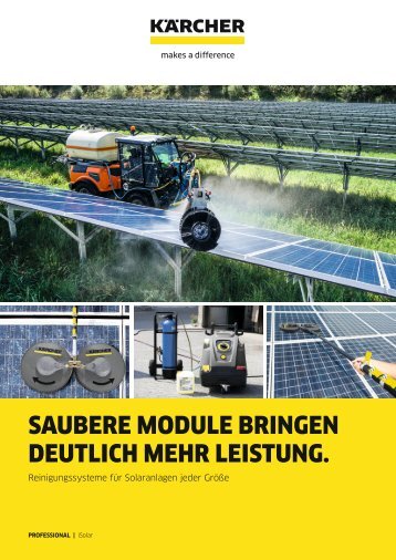 SAUBERE MODULE BRINGEN DEUTLICH MEHR LEISTUNG.
