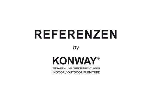 REFERENZEN by KONWAY® 2021