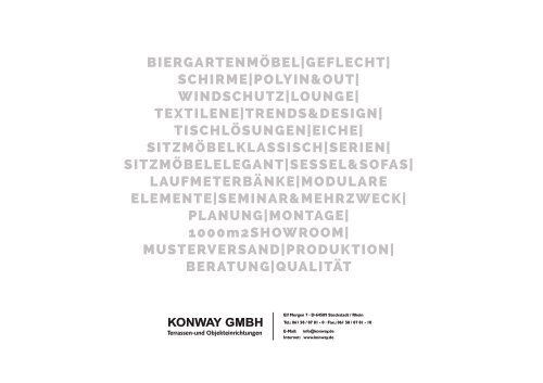 REFERENZEN by KONWAY® 2021