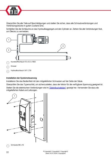 ATH-Heinl Bedienungsanleitung Single Lift 25M