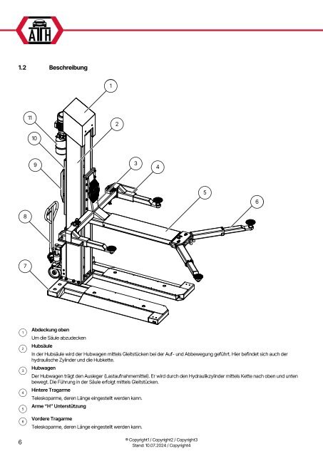 ATH-Heinl Bedienungsanleitung Single Lift 25M