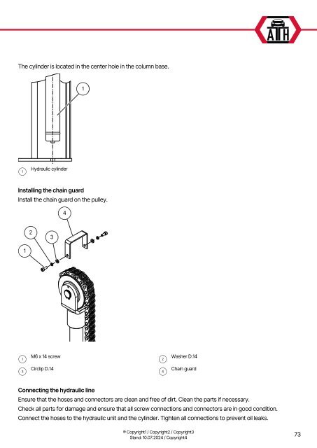 ATH-Heinl Bedienungsanleitung Single Lift 25M