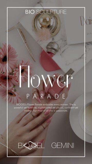 FLOWER PARADE Lookbook with Helpful Hints