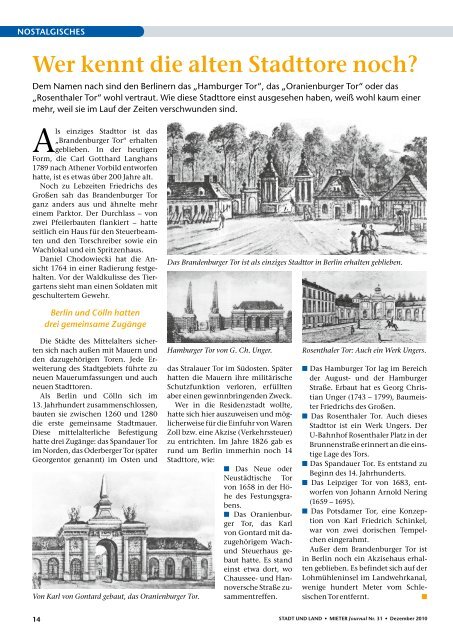 MiETER Journal - Stadt und Land