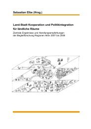 Land-Stadt Kooperation und Politikintegration für ländliche ... - sprint