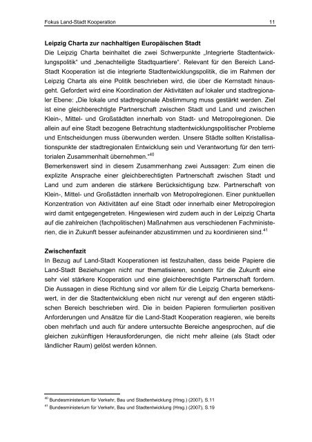 Land-Stadt Kooperation und Politikintegration für ländliche ... - sprint