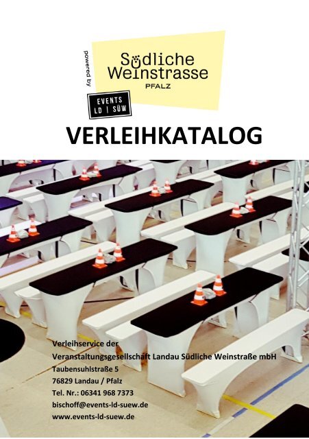 Verleihkatalog Events LD | SUEW