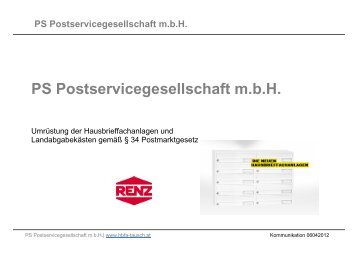 Hausbrieffachanlagen - Kommunalnet