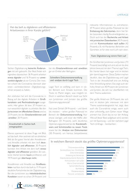 Legal Tech-Magazin 01/21