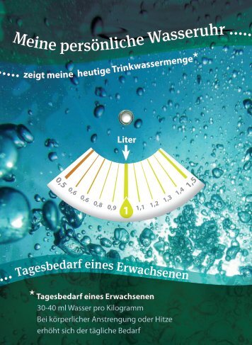 0832 Wasseruhr mit Scheibe Blubberblasen