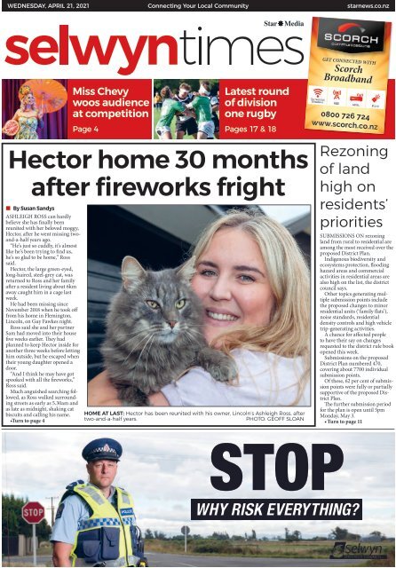 Selwyn Times: April 21, 2021